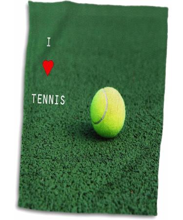 I Love Tennis 3D Rose Towel | Size 15 x 22 | TWL_50212_1 - Buy Online on GoSupps.com