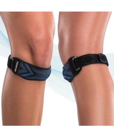 NEENCA Professional Sports Knee Strap for Knee Pain Relief - Patella Tendon Stabilizer Brace with Gel Pad for Hiking, Soccer, Basketball, Running - Support for Jumpers Knee, Tennis, Volleyball, Squats - Buy Online on GoSupps.com