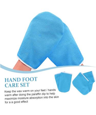 Healeved Kit de Paraffine Bain de Cire pour Mains et Pieds Taille Unique Protection Thermique Bleu Fonc Soins Hydratants P dicure Manucure Spa Usage Domestique Professionnel - Buy Online on GoSupps.com