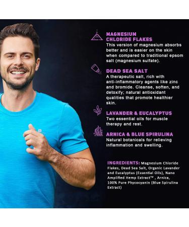 Guardian Athletic RecoverySoak Bath Salts | Essential Oils & Hemp Extract | Muscle Recovery & Healthy Skin | 10 FL. OZ - Buy Online on GoSupps.com