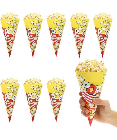 Abaodam Popcorn Container Individual Popcorn 50Pcs Popcorn Treat Bags Individual Servings Cone Popcorn Pouches Party Cinema Popcorn Packing Bags Popcorn Machine Popcorn Popcorn Containers 50 Pcs Orange - Buy Online on GoSupps.com