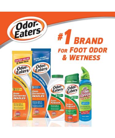 Odor-Eaters Ultra Durable Heavy Duty Cushioning Insoles - 4 Pack - Buy Online on GoSupps.com