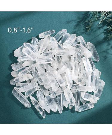 Buy Xiannvxi Bergkristall Stone Points - Bulk Raw Clear Quartz Crystals for Healing & DIY Jewelry | Irregular Transparent Natural Gemstones - Buy Online on GoSupps.com