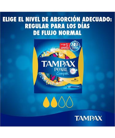 Tampax Compak Pearl Regular Tampons with Applicator | 36 Pieces - Best Comfort Protection & Discretion - Buy Online on GoSupps.com
