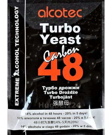 AlcoTec HUGBERT 48 Carbon Turbo Yeast - 175g Alcohol Fermentation & Distillation Yeast for Liquor | Fast International Shipping - Buy Online on GoSupps.com