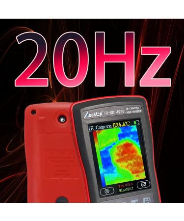 2 in 1 Thermal Imaging Camera & Digital Multimeter - 10 800 Pixels 20Hz Recording 4 000 Counts Display International Shipping Available - Buy Online on GoSupps.com