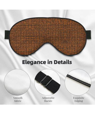 Shop SSIMOO Native American Soft Sleep Eye Mask - Breathable Black Eye Patch for Travel & Relaxation - Buy Online on GoSupps.com