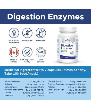 MapleLife Digestive Enzyme Complete - 90 capsules - Buy Online on GoSupps.com