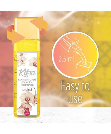 KIFRA ORCHID Concentrated Laundry Fragrance 200ml - 80 Washes - Buy Online on GoSupps.com