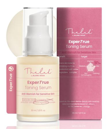 THE LAB ExperTrue Toning Soothing Skin Calming & Clearing Facial Serum for Sensitive Skin Anti-Blemish Even Toning Korean Skincare by BLANC DOUX