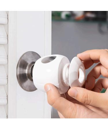 New & Improved - Door knob Baby Safety Cover - 5 Pack - Deter Little Kids from Opening Doors with A Child Proof Door Handle Lock - Driddle - Buy Online on GoSupps.com