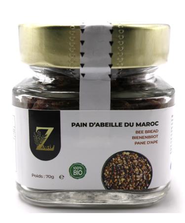 Zayti Moroccan Bee Bread 70 g, no residues or additives, fermented flower pollen, Your Natural Elixir (70)