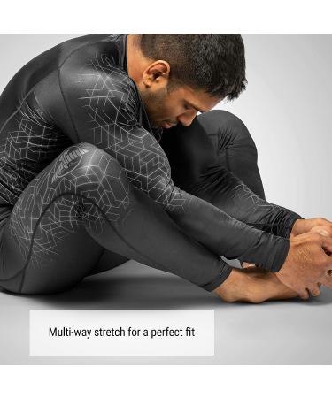Hayabusa Geo Jiu Jitsu Compression Spats - Large Grey | Top-Quality Performance Gear - Buy Online on GoSupps.com