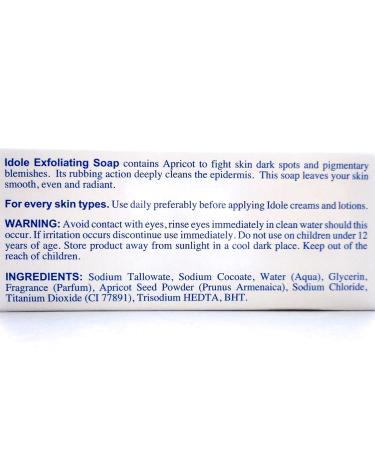 Idole Lightening Exfoliating Soap 7 oz - Brighten & Revitalize Skin | International Shipping - Buy Online on GoSupps.com