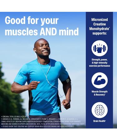 Orgain Creatine Monohydrate Micronized Powder 100 Servings Unflavored Supports Muscle Growth Post Workout Recovery and Brain Health No Artificial Additives for Men & Women Vegan 1.1 Pound (Pack of 1) Creatine Monohyd  - Buy Online on GoSupps.com