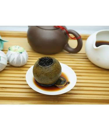 Green Orange Peel Pu-erh Tea | Tangerine Peel XiaoQingGan Tea Box | Independent Packing from GuangDong XinHui - Buy Online on GoSupps.com