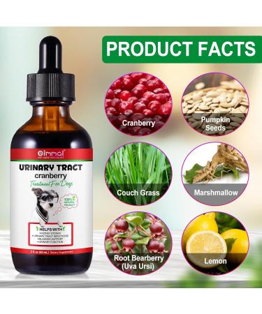 Urinary Support for Dogs - Natural Supplement for Kidney Stones Bladder Health & UTI Prevention - Promotes Urinary Function & Normal pH - 2.02fl oz - Buy Online on GoSupps.com