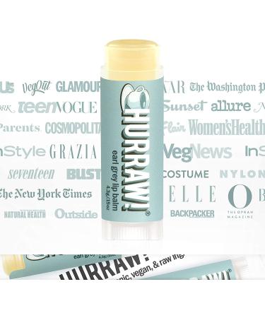 Hurraw! Earl Grey Lip Balm - Natural & Organic | .15 oz (4.3 g) - Buy Online on GoSupps.com