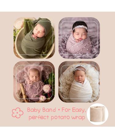 Newborn Photography Props - Professional Beige Posing Wrap for Studio Sessions - Buy Online on GoSupps.com
