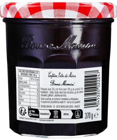 Bonne Maman Blackberry Jam 370g - Buy Online on GoSupps.com