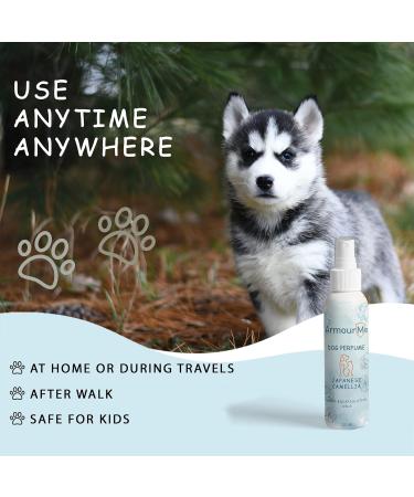 ArmourMe Dog Perfume Spray Dog Perfume & Dog Spray | Natural Deodorizer Spray for Dogs | Eliminates Dog Odors for Smelly Dogs pH Balanced Free from Sulfates Colorants and Parabens. (Camellia) - Buy Online on GoSupps.com
