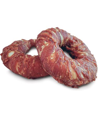 Dogit Snack Bar Rawhide Duck-Wrapped Donuts 2 pcs Dog Treats for Large Dogs Dog Chews Friandise Pour Chien Rawhide Dog Chews Gaterie Pour Chien - Buy Online on GoSupps.com