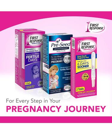 First Response Triple Check Pregnancy Tests - 3 Pack | Accurate & Reliable - Buy Online on GoSupps.com