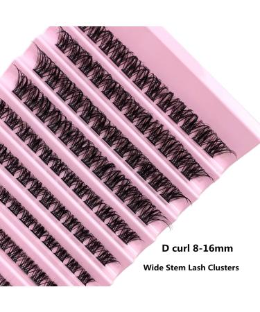 Bransfy Cluster Lashes D Curl 120 Pcs | Individual False Eyelashes Extension | Natural Look Reusable Mix DIY | Super Thin Band | Soft & Comfortable | Fluffy Clusters - Buy Online on GoSupps.com