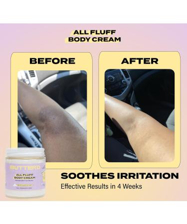 Butter d Bodycare All Fluff Body Cream - Unscented Premium Body Butter for Very Dry & Sensitive Skin | Hydrating Shea & Mango Formula | 24-Hour Moisture | 4 oz - Buy Online on GoSupps.com