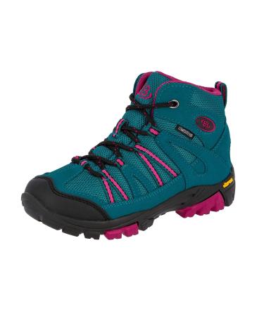 Br tting Girls Ohio High Trekking & Hiking Boots 39 EU Turquoise Pink