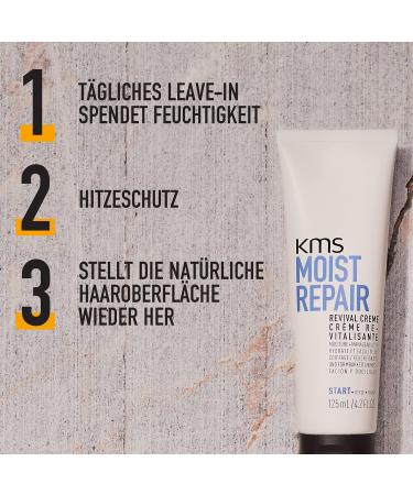 KMS MOISTREPAIR Revival Cream 125ml - Deep Hydration for Normal to Strong Hair | Shop Internationally - Buy Online on GoSupps.com