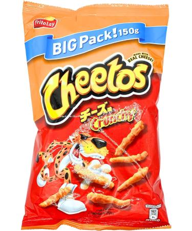 Frito Lay Cheese Crunchy Big Pack 150g (Pack of 3) | Japan Edition Frito Lay Chees JP Snacks Cheese Crunchy 150 g (Pack of 3) - Buy Online on GoSupps.com