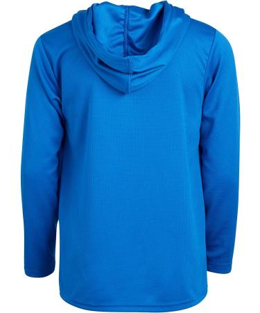 RBX Boys' 2-Piece Thermal Sports Hoodie and Tricot Joggers Set, Size 8-12 - Blue Baseball - Buy Online on GoSupps.com