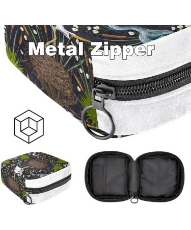Tree and Bird Color Sanitary Napkin Storage Bag - Period Tampon Makeup Pad Pouch - GIAPB 3509 - Buy Online on GoSupps.com