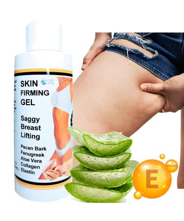 Skin Firming Topical Gel for Saggy Breasts | Elastin & Collagen | Fenugreek & Pecan Bark | Reduce Stretch Marks - Buy Online on GoSupps.com