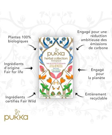Pukka Herbal Collection Organic Herbal Teas 20 Count (Pack of 4) Assortment of Five Varieties Herbal Collection 20 Count (Pack of 4) - Buy Online on GoSupps.com