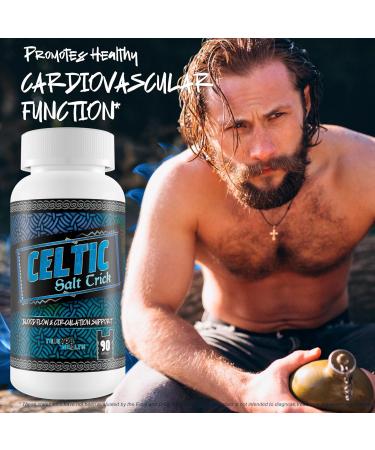 Celtic Salt Trick for Blood Flow - Improved Formula - Our Best Blood Circulation Supplements for Men - Increase Blood Flow Care Blood Circulation Pills - Advanced Blood Flow Support - Buy Online on GoSupps.com
