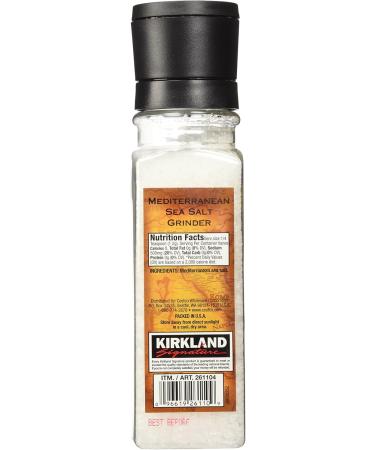 Kirkland Signature Mediterranean Sea Salt Grinder 13 oz (368.5 g) - Buy Online on GoSupps.com