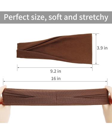 Hishexin 12 Pack Women's Fashion Headbands - Non Slip Workout Yoga Hair Accessories (Pattern A) - Buy Online on GoSupps.com