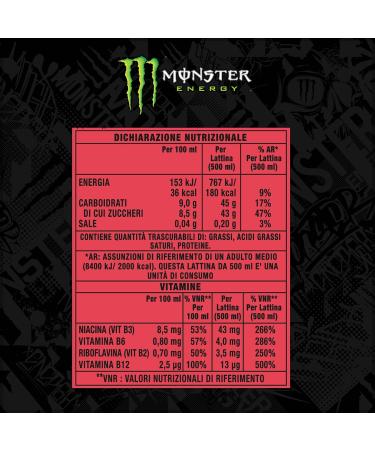  Monster Monster-KO Pipeline Punch 500ml x 24cm Latte - Buy Online on GoSupps.com