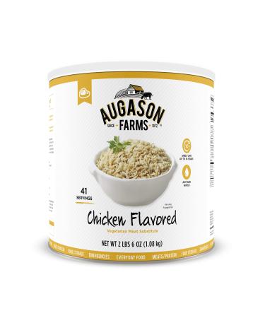 Augason Farms 5-70147 Chicken Flavored Vegetarian Meat Substitute, Blue, Large