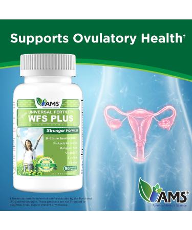 America Medic & Science OVA-Max Prenatal Vitamins for Women (120 Capsules) and WFS Plus Fertility Supplements for Women (90 Capsules) - Buy Online on GoSupps.com
