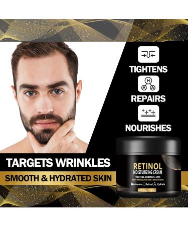 Men's Face Moisturizer Cream - Hydrating Oil Control & Firming Lotion for Smooth Wrinkle-Free Skin | International Shipping Available - Buy Online on GoSupps.com