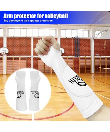 Homury Volleyball Arm Sleeves for Women - Compression Support with Protective Pads & Thumb Hole - Buy Online on GoSupps.com