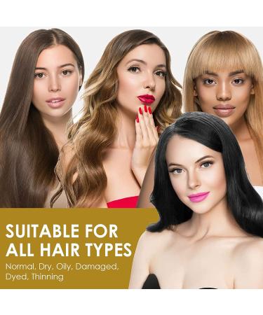 Hair Growth Serum with Caffeine, Biotin, and Castor Oil - 1.8 Fl Oz | Strengthen, Thicken, and Repair Dry Damaged Hair - Buy Online on GoSupps.com