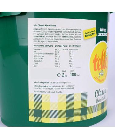 Buy Tellofix Classic Clear Delicacy Soup - 2000g Vegetable Broth & Universal Spice Agent - Low-Calorie Flavor Enhancer - International Shipping Available - Buy Online on GoSupps.com