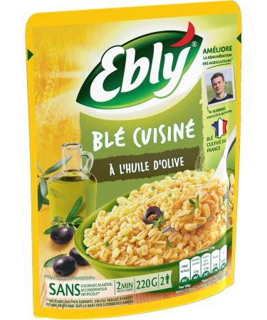 EBLY Nature Microwavable Wheat with Olive Oil 2mn 220g - Buy Online on GoSupps.com