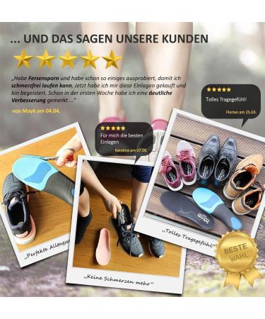Soxundis Comfort Insoles for Work & Everyday Life - Soft Orthopedic Shoe Inserts for Men & Women Size M (40-42) - Buy Online on GoSupps.com