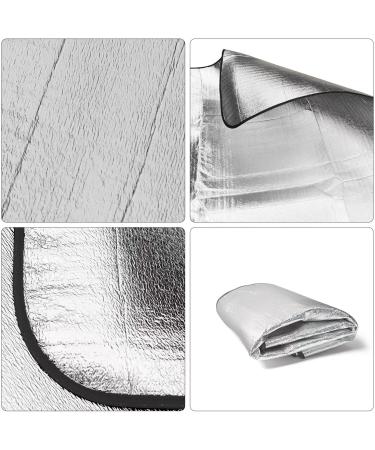 Wind Tour Outdoor Double-Sided Moisture-Proof Aluminum Foil Foam Pad Waterproof and Insulating Foil Mat Picnic Mat Camping Mat for Beach Tent and Camping 76.8*76.8" - Buy Online on GoSupps.com