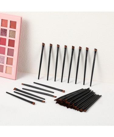 50 Pieces Disposable Angled Eyebrow Brushes - Bulk Brow Tint & Concealer Applicators for Salon & Beauty Makeup Tools - Buy Online on GoSupps.com